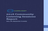 2016 Community Listening Sessions Report€¦ · Listening Session Participant Levels of Income Under $15K $15K-$30K $31K-$45K $46K-$60K $61K-$75K Over $75K Not Specified Not Specified