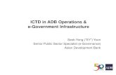 ICTD in ADB Operations & e-Government Infrastructure Presentation on ICTD.pdfAmount ($) of ADB Projects with ICT (2000-2015) $- $0.5 $1.0 $1.5 $2.0 $2.5 $3.0 $3.5 $4.0 $4.5 $5.0 Agriculture