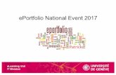 ePortfolioNational Event 2017 · 10h00-10h30 Introduction by the SIG leader and presentation of survey results Patrick Roth, UNIGE 10h30-11h00 What's new in SWITCHportfolio? Update