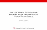 Supporting Materials for preparing GHG Inventories ... · 6/136 Supporting Materials for preparing GHG Inventories, Biennial Update Reports, and National Communications Structure