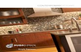 CONTEMPORARY STYLING - LJ's Kitchens · 2019-04-29 · Contemporary styling has become a definitively popular design theme within recent years. Characterized by sleek, clean lines,