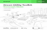 Green Utility Toolkit Concept Note · implement and follow through with their WOPs. Operational Tools support in the transfer of knowledge on specific operational topics relevant