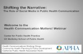 The Role of Social Media in Public Health Communication · Micro blogging: 140 characters ! Hashtags (#), mentions (@), direct replies ! Retweeting, favoriting ! Conversations and