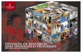 Division of Research and Sponsored Programs · 2018-09-26 · The SFS Scholarship program has recruited two undergraduate stu-dents, who start their graduate study in MS-ISSM program