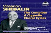 VISSARION SHEBALIN · 2015-04-21 · recommendation, Shebalin was appointed to the teaching staff. From 1932 he led a composition class, ... Konstantin Igumnov and David Oistrakh.
