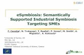 eSymbiosis: Semantically Supported Industrial Symbiosis …uest.ntua.gr/conference2014/pdf/cecelja1.pdf · 2015-11-27 · eSymbiosis platform as an enabler: WEB availability supports/enables