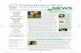 STONEHENGE VETS & Sidbury Hill Veterinary Clinic NEWS · 2020-02-14 · Tick removal tips Specially designed v-shaped tick removers that remove ticks by rotation are very effective