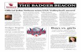 Badger Region Volleyball Association Volume 6, Issue 14 ...badgervolleyball.org/wp-content/uploads/2020/03/Vol-6-Issue-14.pdf · really smelly kneepads during high school season.