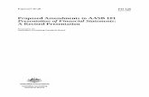 Proposed Amendments to AASB 101 Presentation of Financial Statements A Revised ... · 2013-11-27 · IAS 1 Presentation of Financial Statements: A Revised Presentation, that was issued