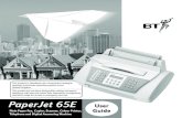 PaperJet 50 User Guide - BT · FOR ASSISTANCE CALL THE HELPLINE ON 0870 240 8026 quoting the model and serial number 1. In the event that the Helpline is unable to resolve a problem