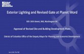 Exterior Lighting and Entry Gate Revision for Planet Word · 2019-06-24 · 3. National Capital Planning Commission File: 7932. Project Summary. The exterior lighting proposed consists