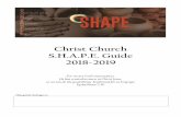 Christ Church S.H.A.P.E. Guide 2018-201913408723433e688dde5c-70f6c1d673043cd5d4d88abed410afbb.ssl.… · Christ Church S.H.A.P.E. Guide 2018-2019 For we are God’s masterpiece. He