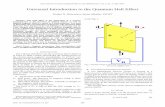 Universal Introduction to the Quantum Hall Effectijapm.org/papers/207-P0055.pdf · The quantum Hall effect thus is the quantization of Hall resistivity as, was repeated with cl. ...