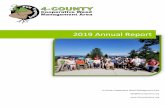 2019 Annual Report · 2019-11-04 · 4-County Cooperative Weed Management Area 2019 Annual Report 1 2019 A Message from Our Chairs The 4-County Cooperative Weed Management Area (CWMA)