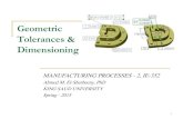 Geometric Tolerances & Dimensioning ... Overview of Geometric Tolerances Geometric tolerances define