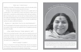 Should I use Shri Mataji’s photograph? How does Sahaja Yoga ... - Beyond … · 2013-01-08 · — Shri Mataji Nirmala Devi How do I meditate? Meditation is the state of thoughtless
