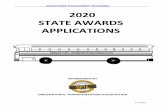 STATE AWARDS APPLICATIONSThank you for nominating an individual deserving of the honor as the Oregon School Bus Driver Trainer of the Year.The committee's selection will be made from