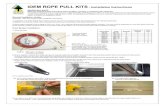 IDEM ROPE PULL KITS - Installation Instructions · IDEM ROPE PULL KITS - Installation Instructions: Read and understand these instructions before installing, operating or maintaining