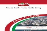 Stem Cell Research Italystemcellitaly.it/public/news/122869_02.44.2017_2015.pdf · Umberto Galderisi and Francesco Paolo Schena Key lectuRe ChAir: Domenico Ribatti 16. 00 Ranieri