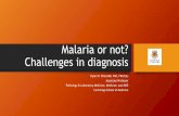 Malaria or not? Challenges in diagnosis · RDTs have played an increasing role in malaria diagnostics Ann Trop Med Parasitol. 2001 Oct;95(7):671-7 . Over 100 manufacturers of RDTs