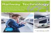 ENERGY-EFFICIENT LIGHTWEIGHT SOLUTIONS Railway Technology€¦ · DESIGNED FOR A CLEANER TOMORROW SUSTAINABLE FOAM CORES FOR COMPOSITES Today’s train operators and manufacturers