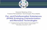 Per- and Polyfluoroalkyl Substances (PFAS) …...Federal Remediation Technologies Roundtable Per- and Polyfluoroalkyl Substances (PFAS) Emerging Characterization and Remedial Technologies