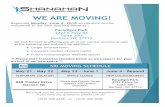 WE ARE MOVING! - Shanahan Rheumatology · New location.Same exceptional care. Paradigm Park 2222 E Hwy 54 Suite 200 Durham, NC 27713 u Conveniently located just off I-40 exit 278!