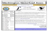 Voice of the Waterfowler Washington Waterfowl Assoc.wwa.shuttlepod.org/resources/Newsletters/19-03 WWA NEWSLETTE… · Kenmore Shotgun Range. March 28 Skagit Wildlife Area Planning