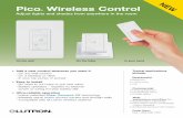 Pico Wireless Control - Amazon S3PJ2-XXXX-GXX-XXX PJN-XXXX-GXX-L01 Button Marking Code Color Code Color Code Button Configuration Code Button Configuration Code* Color Codes: Gloss