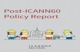 Post-ICANN60 Policy Report · The final report contains 18 recommendations, and the Internet number community continues its deliberations through regional consultations. The ASO AC,