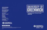 Postgraduate Study Guide 2021/22...Email: international@gre.ac.uk Postgraduate Study Guide 2021/22 Welcome to our university Choosing a postgraduate course is a personal commitment