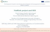 NatRisk project and SDI - Kartografija · 2018-10-09 · Development of master curricula for natural disasters risk management in Western Balkan countries NatRisk project and SDI