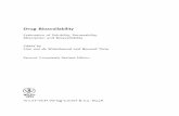 Drug Bioavailability - pdfs.semanticscholar.org · Pharmacokinetics and Metabolism in Drug Design, 2nd Ed. Vol. 31. 2006, ISBN 978-3-527-31368-6. ... 2.2.1 Aqueous Solubility from