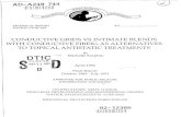 BLENDS - DTIC · ad-a249 744 technical report ad natick/tr-92/029 conductive grids vs intimate blends with conductive fibers as alternatives to topical antistatic treatments