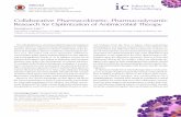 Collaborative Pharmacokinetic–Pharmacodynamic Research for ... · tial to characterize and understand the pharmacokinetics (PK) and pharmacodynamics (PD) of antimicrobial agents