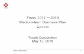 Fiscal 2017 2019 Medium-term Business Plan Update Library/Tosoh/Investors/Medium... · TOSOH CORPORATION 1-1. Consolidated Results FY18：New record high profits owed to continued