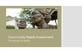 Community Needs Assessment - The George Foundation · The George Foundation Community Needs Assessment, 2019 5. Despite many strengths in the community, focus group participants recognized