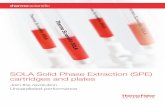 ) Cartridges and Plates · 2 Join the revolution: next-generation Solid Phase Extraction (SPE) Thermo Scientific™ SOLA™ products revolutionize Solid Phase Extraction (SPE). This