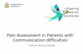 Pain Assessment in Patients with Communication difficulties€¦ · Usability Testing of the iPhone App to Improve Pain Assessment for Older Adults with Cognitive Impairment (Prehospital