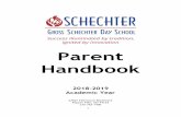 Parent Handbook - Gross Schechter · 2019-05-18 · Parent Handbook 2018-2019 Academic Year 27601 Fairmount Boulevard Pepper Pike, OH 44124 216-763-1400 1