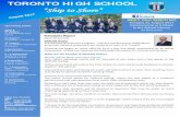 “Ship to Shore” - Home - Toronto High School · TORONTO HIGH SCHOOL YEAR 7 (2018) Expressions of Interest have been taken for Year 7 2018). It is great to report for 2018 we have