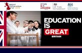 GREAT Universities Fair 2015 - GOV UK · Somos un Centro de Excelencia del Consejo Británico fantásticospor nuestro programa de enseñanza del idioma inglés, por Headingleyel Centro