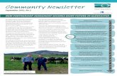 Community Newsletter · 2016-04-05 · Chris Maslen (right) on his dairy farm at Gloucester with GRL CEO, Grant Polwarth. Local people using Gloucester Hospital will benefit from