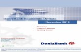 DenizBank Economic Update3 Economy (II) DenizBank Economic Update November 2018 0 31 % significantly, although still high at $10.3 bn on 12 1.2% 0 expenditures increased by 23% due