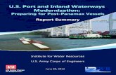Report Summary: U.S. Port and Inland Watereways ......In his book “The Box,” author Marc Levinson points out that “absolutely no one anticipated that containerization would open