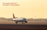 Air Arabia Air Arabia Q3 2017 Investor Presentation Investors’ Presentation Q1 2017 · 2017-12-03 · High Aircraft utilization – around 15hrs a day, one of the best in the world