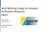 Joint Working Group on Forecast Verification Research reportwgne.meteoinfo.ru/wp-content/uploads/2019/10/THUR...•Attended the Second International Conference on Subseasonal to Seasonal