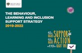 THE BEHAVIOUR, LEARNING AND INCLUSION SUPPORT …... · behaviour and underlying issues should be effecting positive change. This may require innovative thinking in working practice