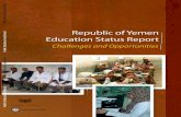 Republic of Yemen Education Status Report - World Bank · vi REPUBLIC OF YEMEN EDUCATION STATUS REPORT 5.1 Probability of Accessing Professional Delivery Assistance by Mother’s
