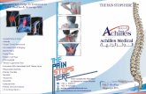 Achilles Medical Center - brochure Physiotherapy... · Latest Therapy Techniques LILT-Bi0F1ex Acuscope 80 L . Acuscope 80 L Acuscope 80 L Electrical device, is the latest technology